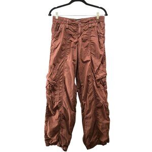 Urban Outfitters BDG Y2K Cargo Pants Womens S Brown Baggy Relaxed Loose